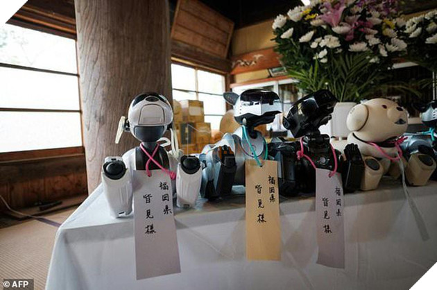 Kỳ lạ ngôi chùa Nháºt Bản làm Äám tang cho chó robot: máy móc cÅ©ng có linh há»n - Ảnh 3.
