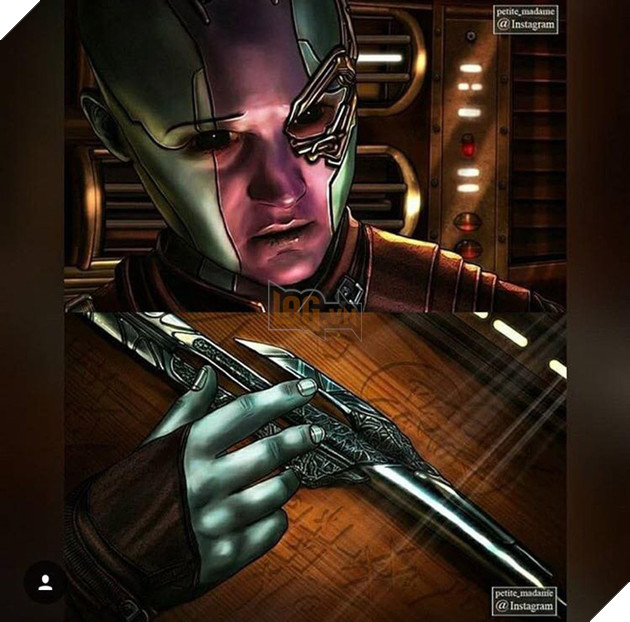 Từ nhỏ Nebula đã ganh ghét với chị gái của mình, trong khi cô bị Thanos đối xử tàn nhẫn thì Gamora lại được coi là “con gái cưng”. Cô luôn tìm cách hãm hãi chị gái, nhưng sau nhiều biến cố xảy ra tình cảm hai người đã trở lên gắn bó hơn bao giờ hết. Sau cái chết của Gamora thì Nebula mới nhận ra rằng người chị này quan trọng đối với mình đến thế nào.