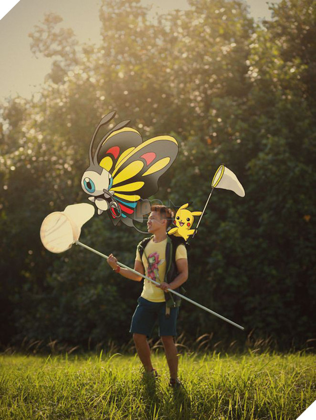 Ngẩn ngơ khi chiêm ngưỡng bộ ảnh cùng Pokemon đi khắp thế gian