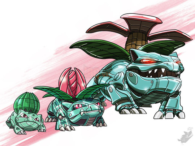Ngắm các Pokemon quen thuộc cực ngầu trong hình dáng máy móc - Ảnh 1. Ngắm các Pokemon quen thuộc cực ngầu trong hình dáng máy móc - Ảnh 1.