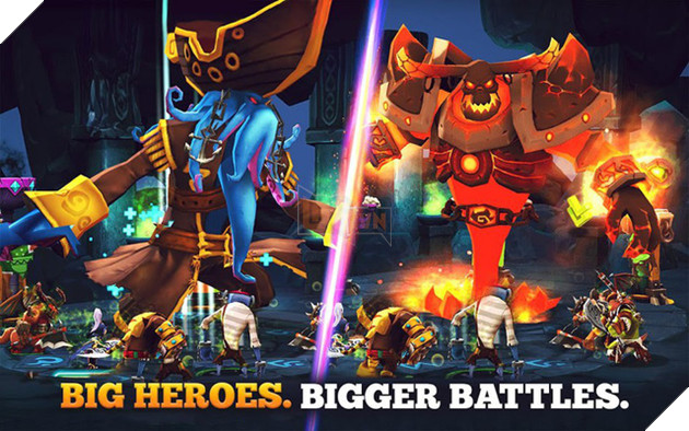 Giants War - Siêu phẩm nhập vai kết hợp chiến thuật vô cùng độc đáo vừa được Gamevil ra mắt