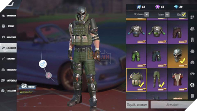 Rules of Survival: Account nạp hơn 200 triệu đồng vào game có những thứ này đây
