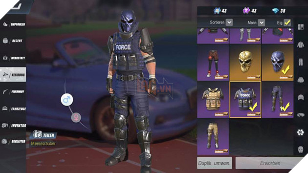 Rules of Survival: Account nạp hơn 200 triệu đồng vào game có những thứ này đây