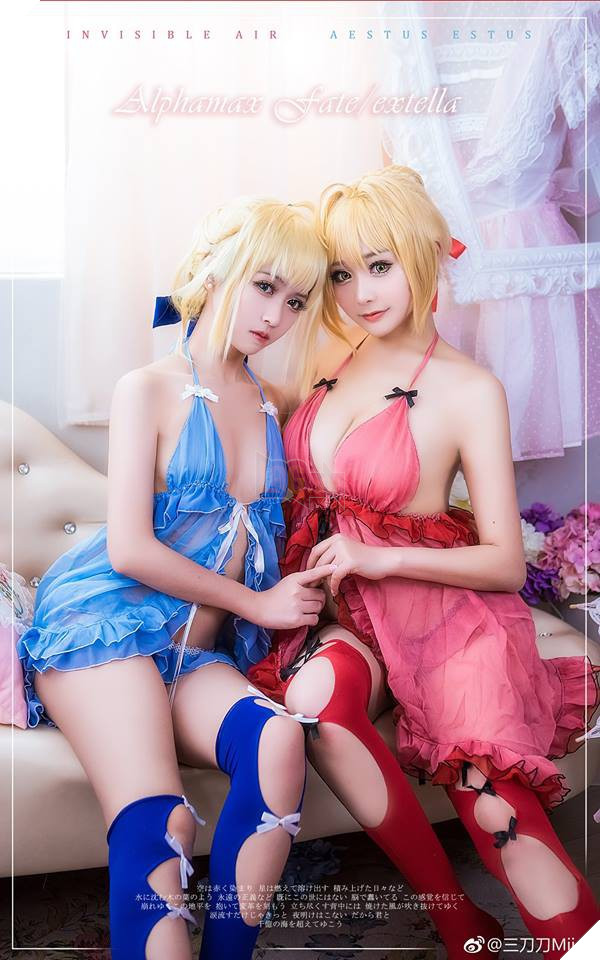 Bỏng mắt với cosplay Saber and Nero trong Fate/Grand Order