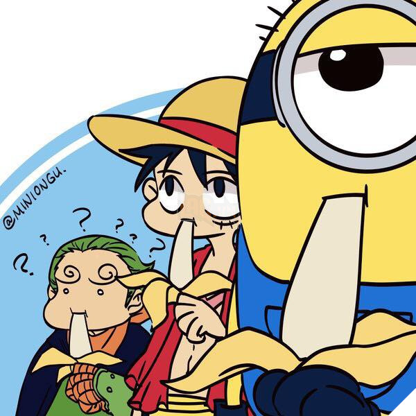 Minion đã du lịch tới thế giới One Piece qua bộ fanart cực kì đáng yêu