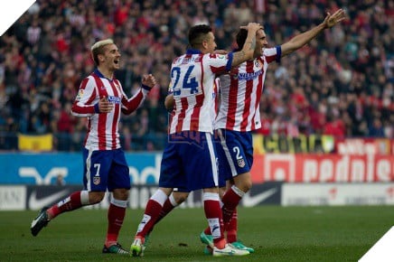 Griezmann, Godin và Gimenez là những người bạn với nhau tại Alectico Mandrid