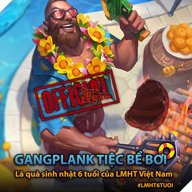 Chính thức: Game thủ Việt được nhận miễn phí trang phục Gangplank Tiệc Bể Bơi mừng sinh nhật LMHT - Ảnh 2. Chính thức: Game thủ Việt được nhận miễn phí trang phục Gangplank Tiệc Bể Bơi mừng sinh nhật LMHT - Ảnh 2.