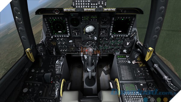 Một buồng lái trong DCS World Một buồng lái trong DCS World