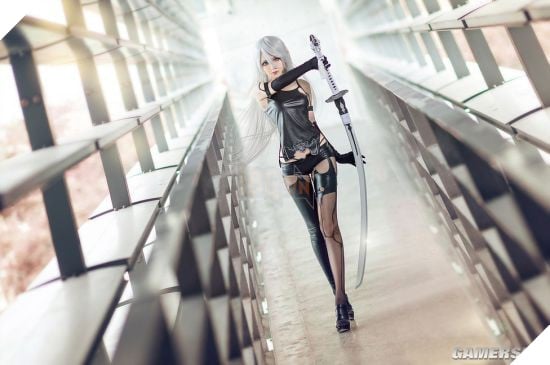 Cosplay Nier: Automata tuyệt đẹp dành cho fan hâm mộ về cô nàng A2 - Ảnh 2. Cosplay Nier: Automata tuyệt đẹp dành cho fan hâm mộ về cô nàng A2 - Ảnh 2.