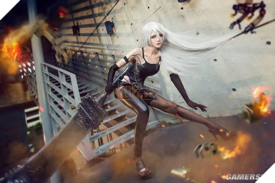 Cosplay Nier: Automata tuyệt đẹp dành cho fan hâm mộ về cô nàng A2 - Ảnh 3. Cosplay Nier: Automata tuyệt đẹp dành cho fan hâm mộ về cô nàng A2 - Ảnh 3.