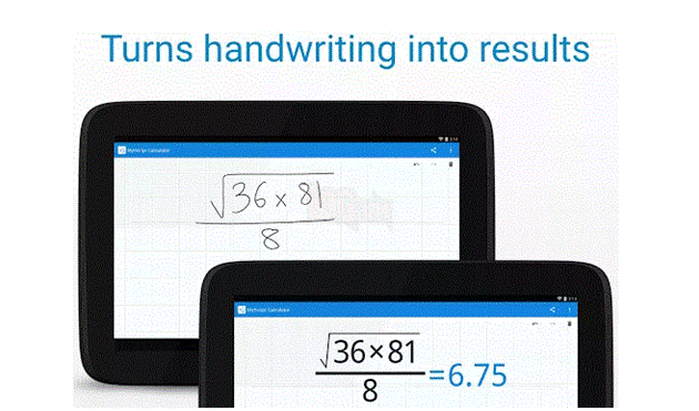 Tính toán bằng cách viết tay với MyScript Calculator 2