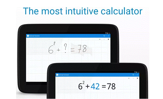 Tính toán bằng cách viết tay với MyScript Calculator 3