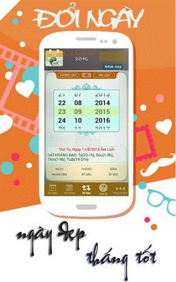 Lịch vạn niên trên Android