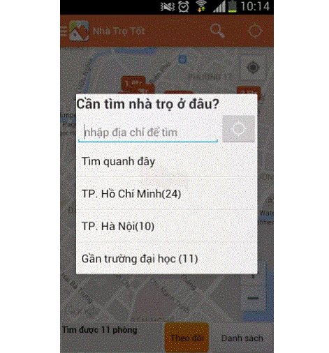 Tìm nhà trọ thời di động với ứng dụng thuần Việt 4