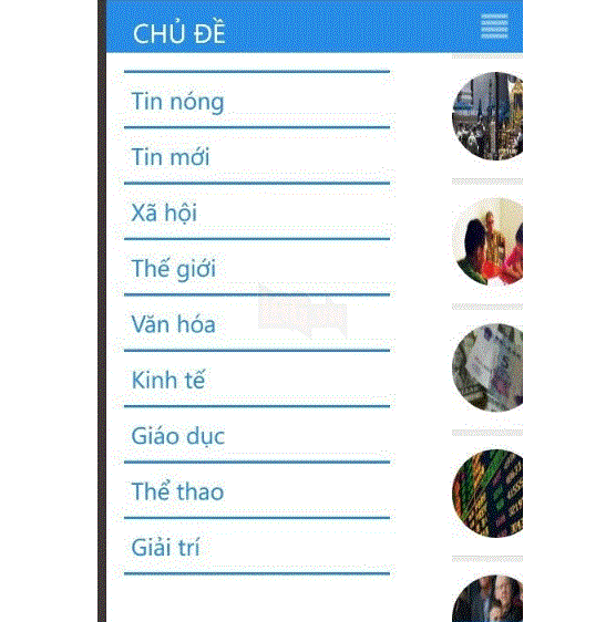 Đọc cùng lúc 40 đầu báo Việt trên Windows Phone.  3