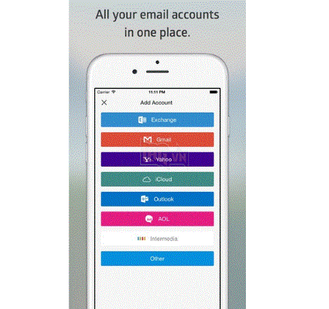 Quản lý tất cả account email trong một ứng dụng
