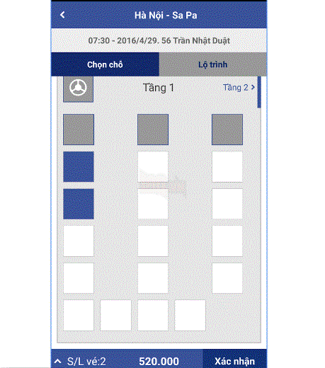 Hướng dẫn đặt vé xe với ứng dụng Vé Xe Khách  2