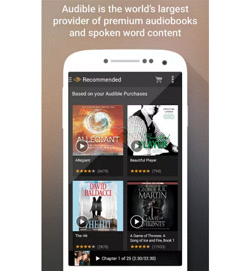Audible Nghe 180.000 đầu sách trên Android.  3