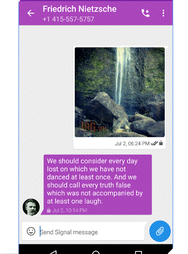 Signal: Nhắn tin bảo mật trên iPhone.  3