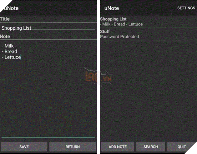 Top 5 ứng dụng ghi chú mã nguồn mở cho Android.  4