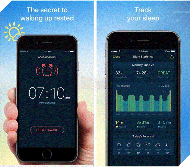 Good Morning - Ứng dụng báo thức thông minh miễn phí trên Iphone