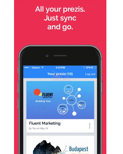 Prezi Viewer: Tạo các bản trình chiếu từ xa