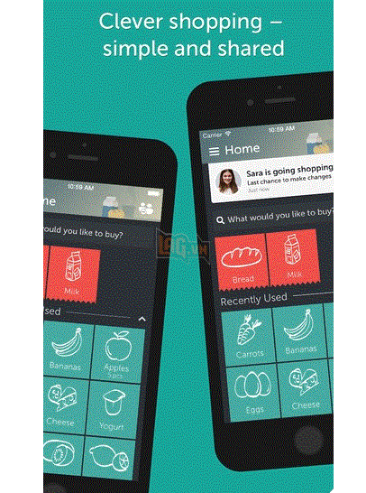 Bring!: Tạo và chia sẻ danh sách mua bán