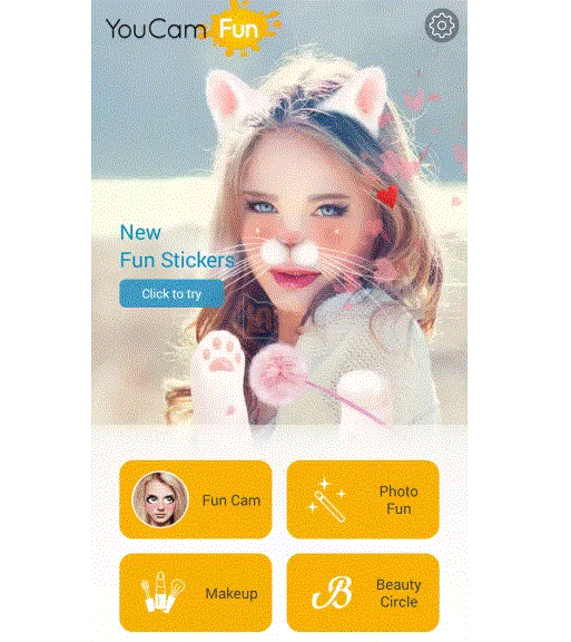 YouCam Fun: Selfie độc lạ, “không đụng hàng” 