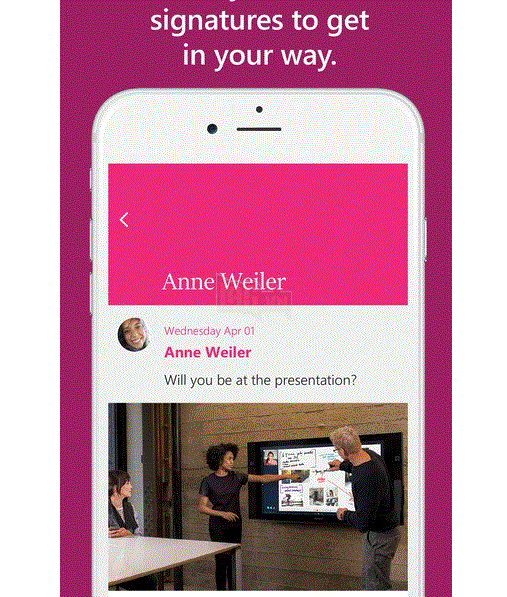 Microsoft Send Gửi email tức thì như chat trên di động  2