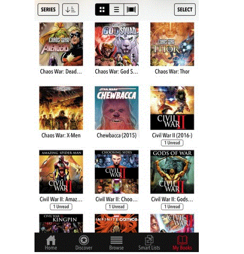 Đọc truyện tranh siêu anh hùng miễn phí với ứng dụng Marvel Comics.  3