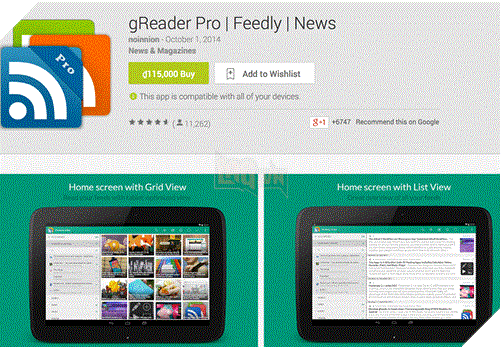 Những ứng dụng đọc tin RSS tốt nhất trên Android 5