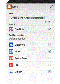 Scan tài liệu trên smartphone bằng Microsoft Office Lens.  2