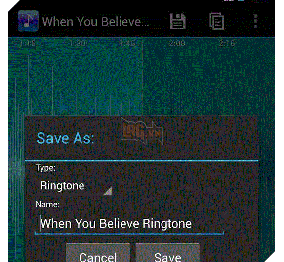 Ringtone Maker ứng dụng tạo nhạc chuông hay cho smartphone. 