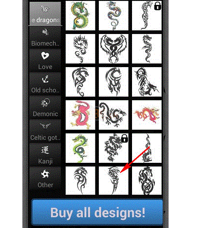 Tattoo my Photo: Tạo hình xăm giả trên Android.  5