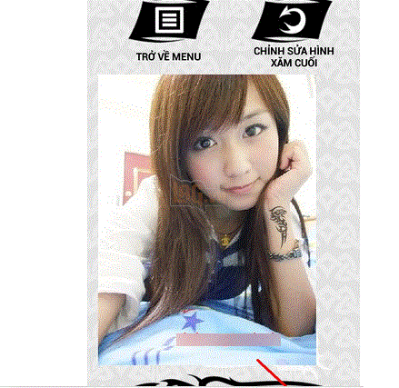Tattoo my Photo: Tạo hình xăm giả trên Android.  7