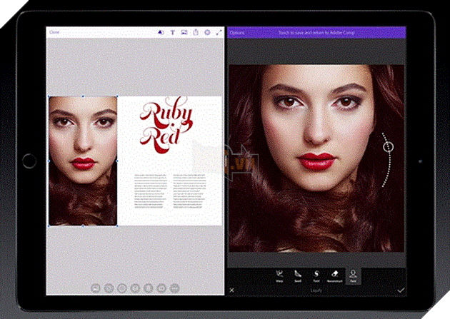 Ứng dụng Photoshop trên iOS đã hỗ trợ iPad Pro
