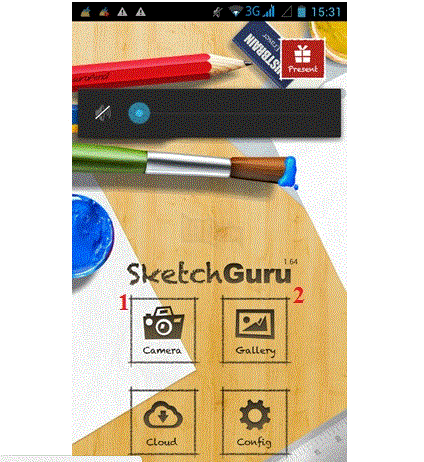 Sketch Guru: ứng dụng vẽ chân dung từ ảnh thật
