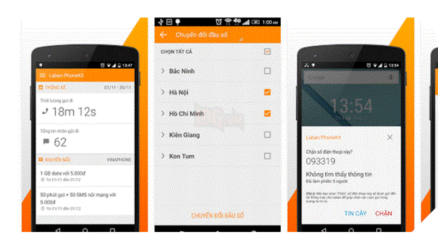 Ứng dụng chặn cuộc gọi, tin nhắn rác cho mọi hệ điều hành. 