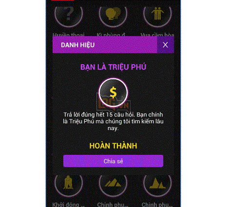 Ai Là Triệu Phú 2016 - Zalo.  3