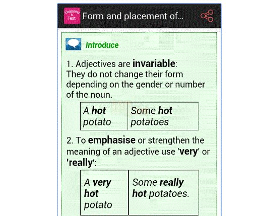 Ứng dụng học ngữ pháp tiếng anh 2