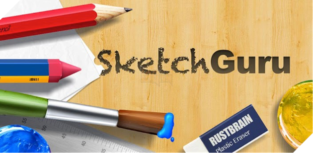 Sketch Guru- ứng dụng vẽ chân dung từ ảnh thật