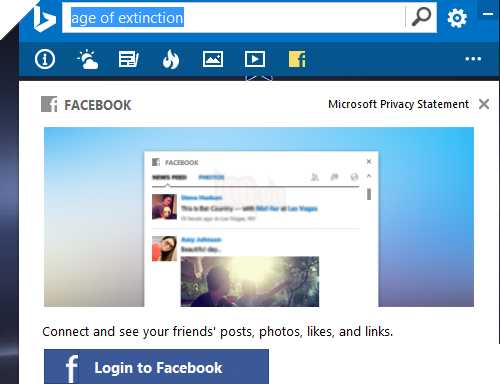 Bing Desk giúp tìm hình nền đẹp và phim nhanh 3