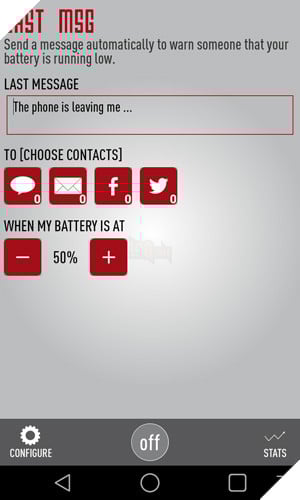 Cách gửi tin nhắn tự động khi Android sắp hết pin 2