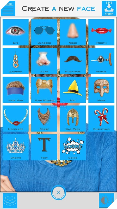 Create A New Face: Ứng dụng chỉnh sửa ảnh vui nhộn dành cho người dùng Windows Phone 4