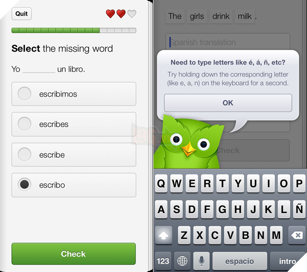 Học ngôn ngữ nước ngoài dễ dàng với Duolingo 2