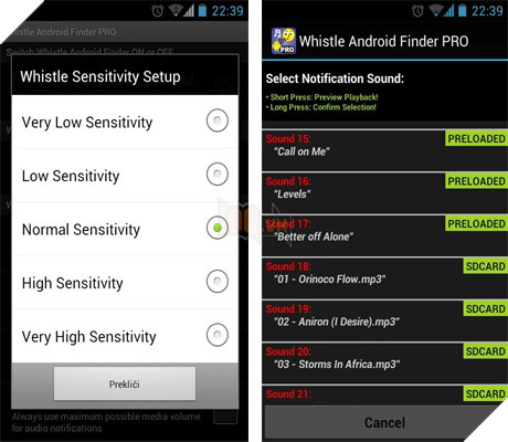 Huýt sáo để bật hay tìm điện thoại 2
