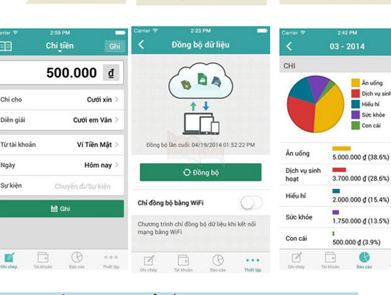 Các ứng dụng quản lý tiền bạc trên smartphone mọi lúc mọi nơi 3
