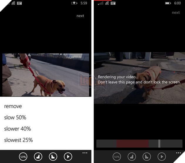 Tạo slow motion video với ứng dụng Slowly của Windows Phone 8.1 3