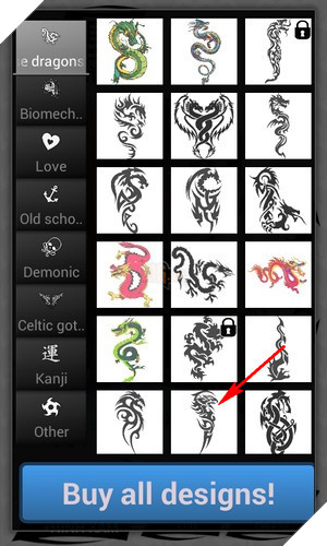 Tattoo my Photo: Tạo hình xăm giả trên Android 5