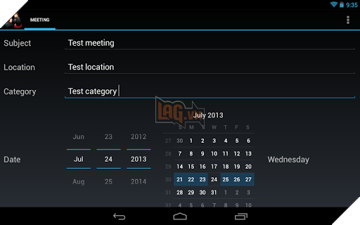 Thiết lập lịch làm việc với ứng dụng Meeting Minutes 2
